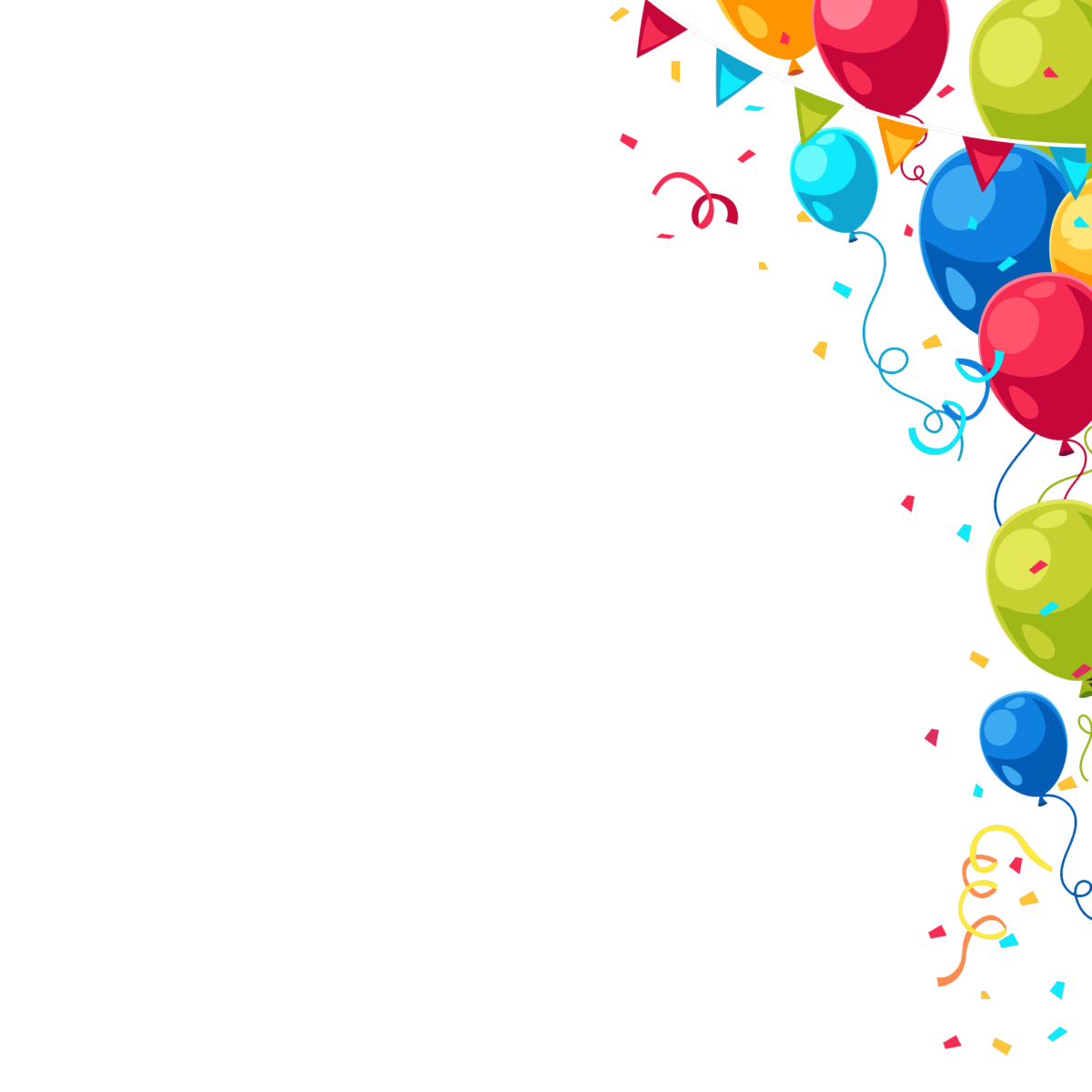 Фон с днем рождения детский