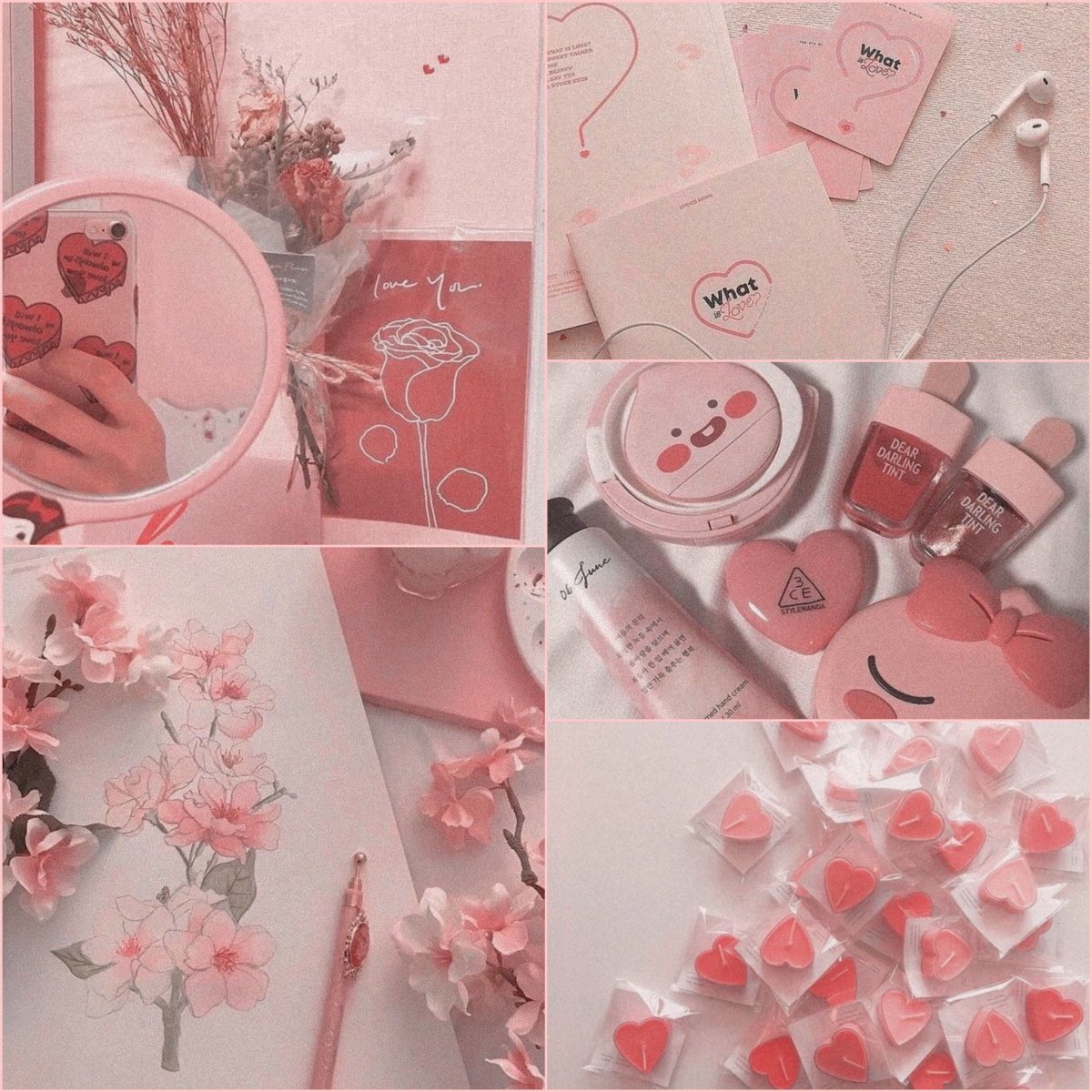 Розовые украшения Эстетика