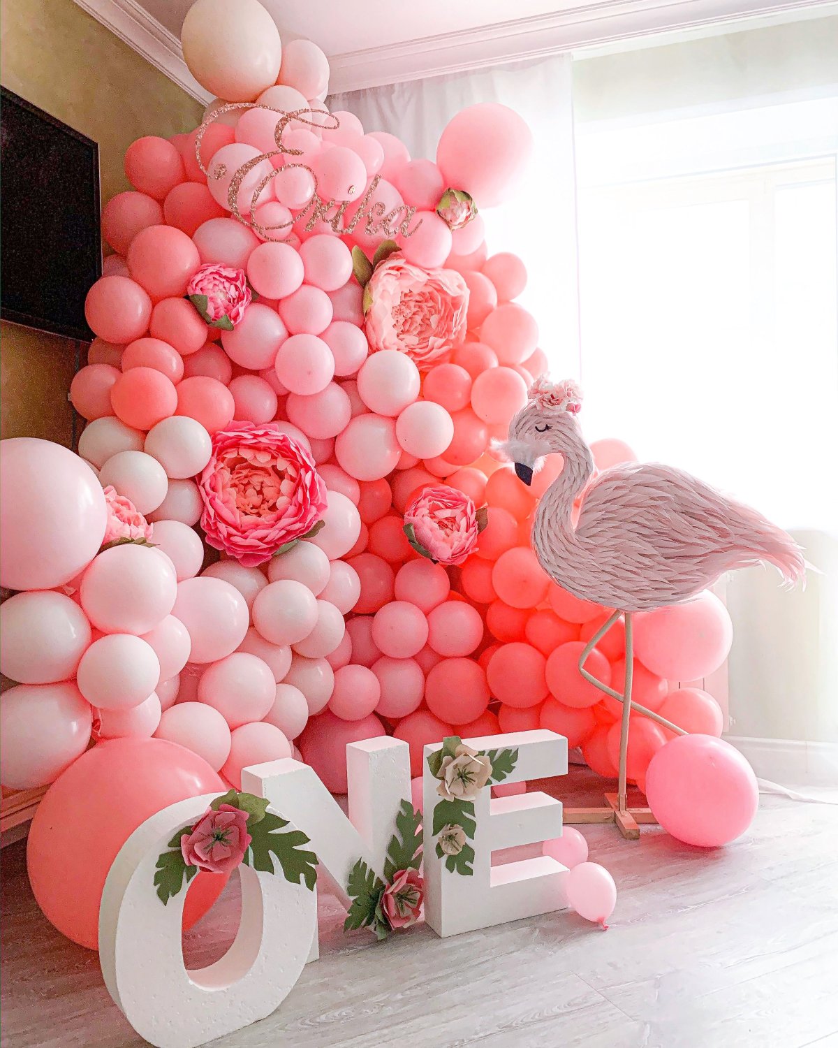 Декорации из воздушных шаров