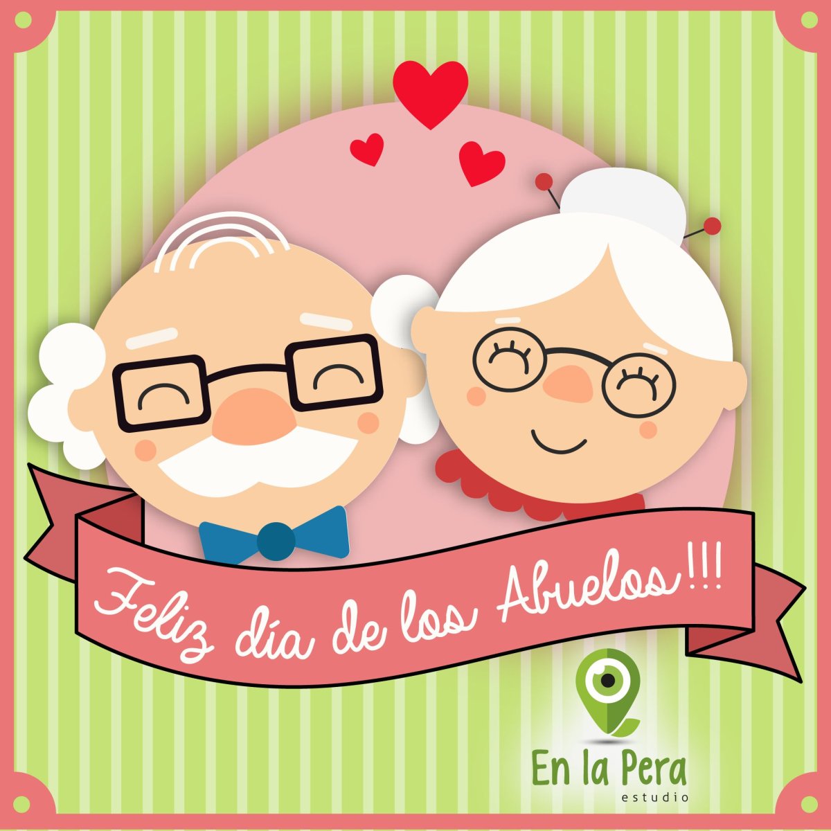 Стикер бабушка и дедушка