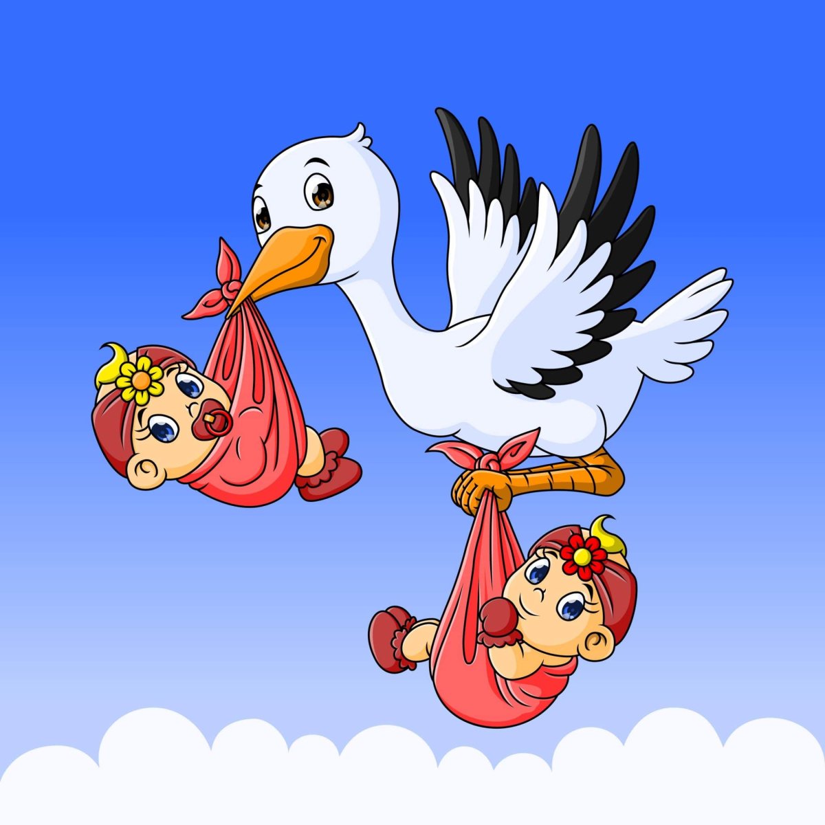 Поздравляю с двойней