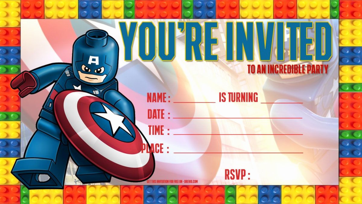 Пригласительные на день рождения