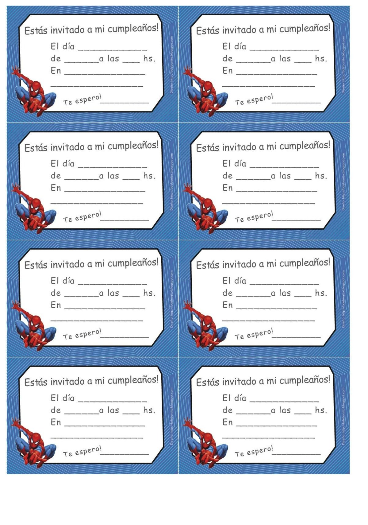 Пригласительные в стиле Марвел