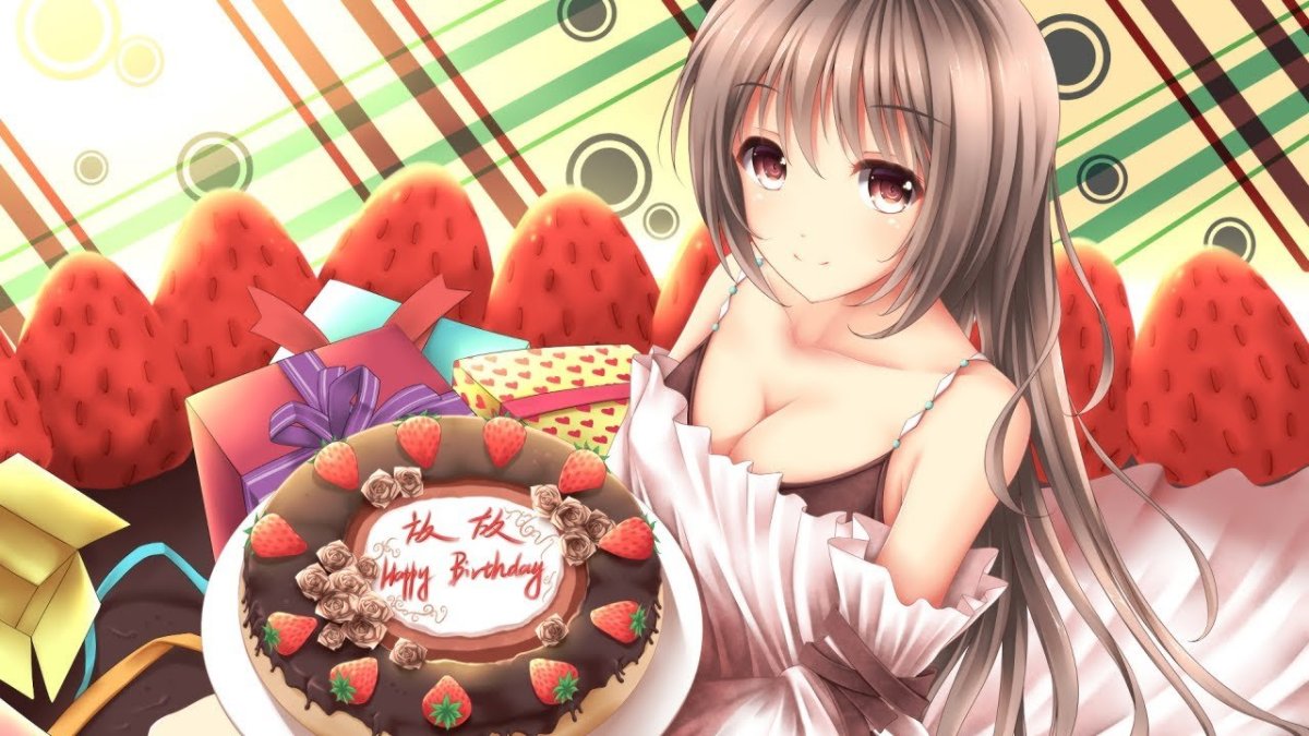 С днем рождения аниме