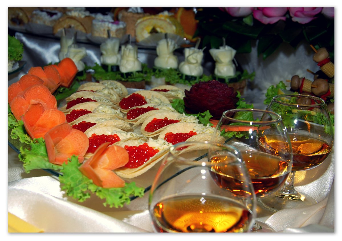 Праздничный стол для мужчин