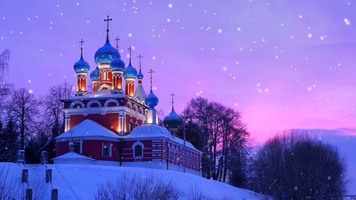 Храмы золотого кольца зимой