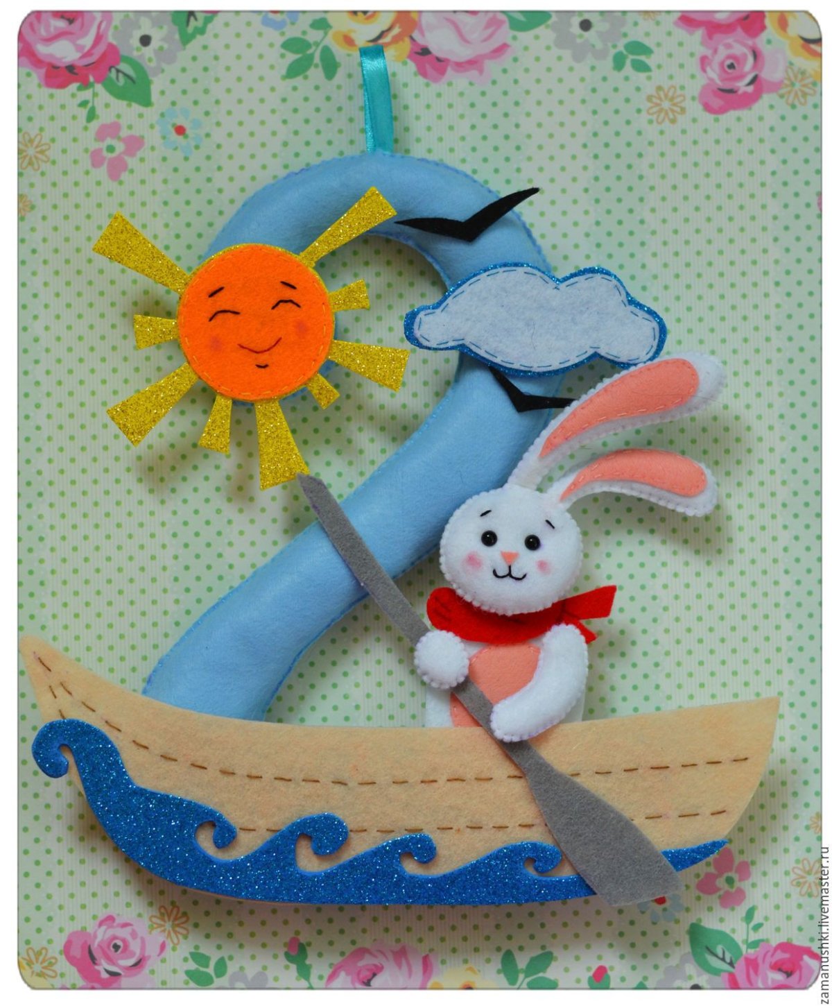 Панно из фетра для детей сутки