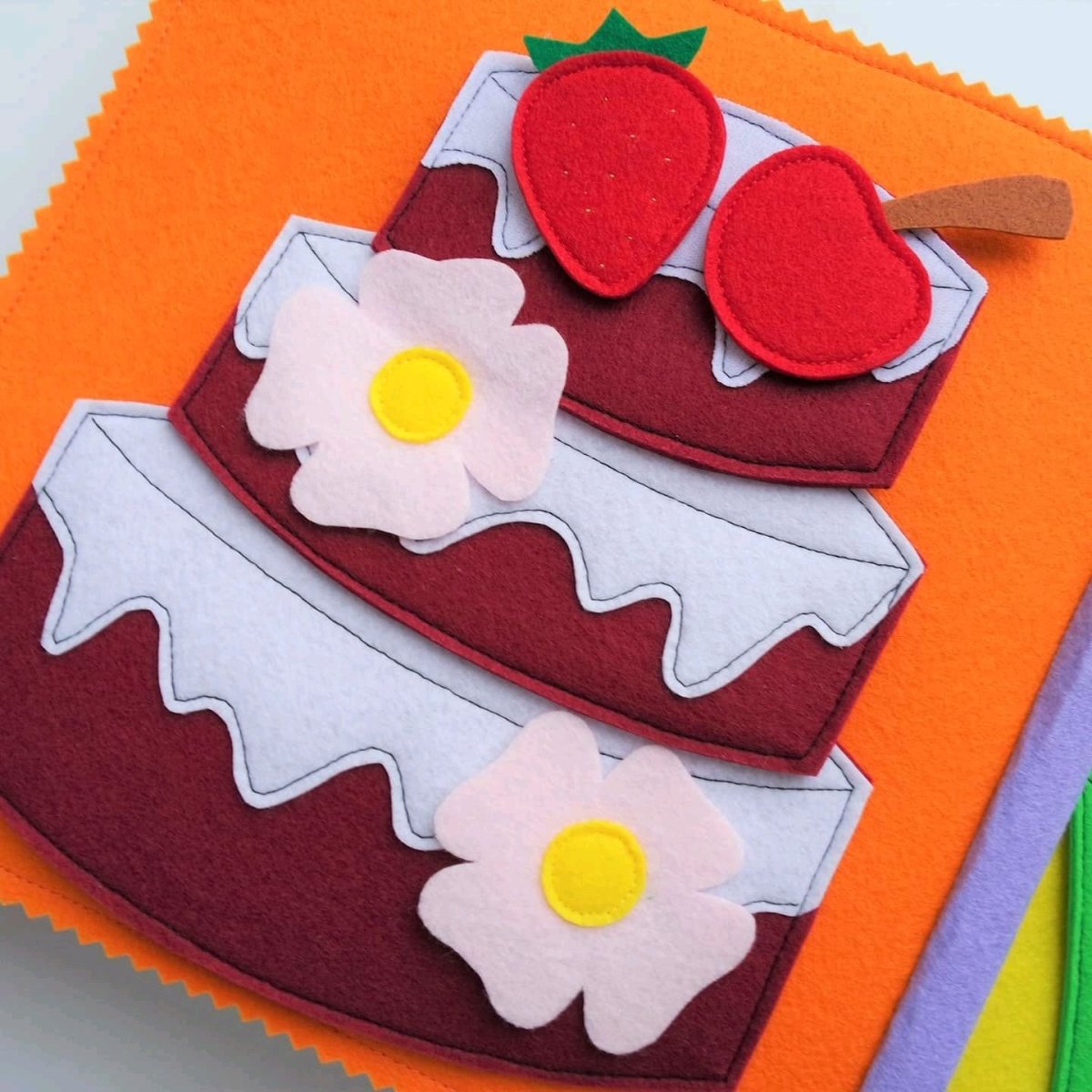 Торт из фетра