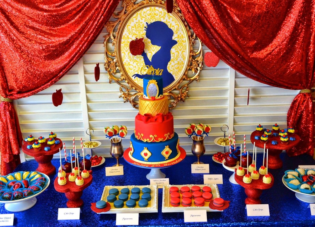 Праздник в стиле Белоснежка