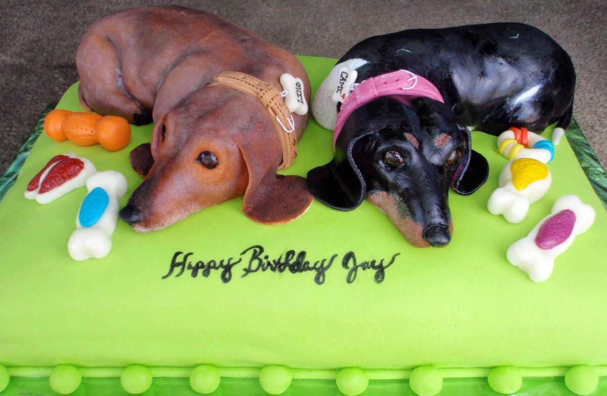 Торт с собакой