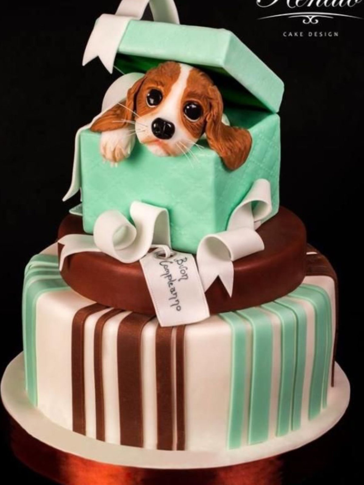 Торт с собакой