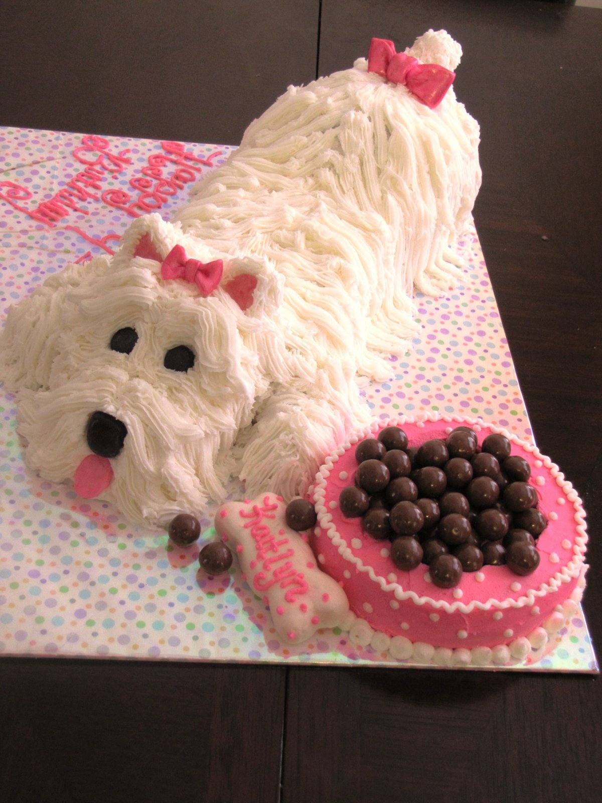 Торт с собакой