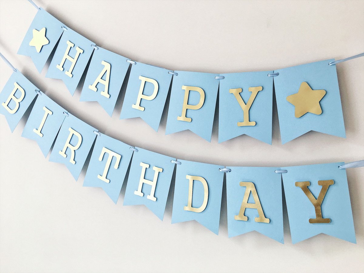 Растяжка с днем рождения