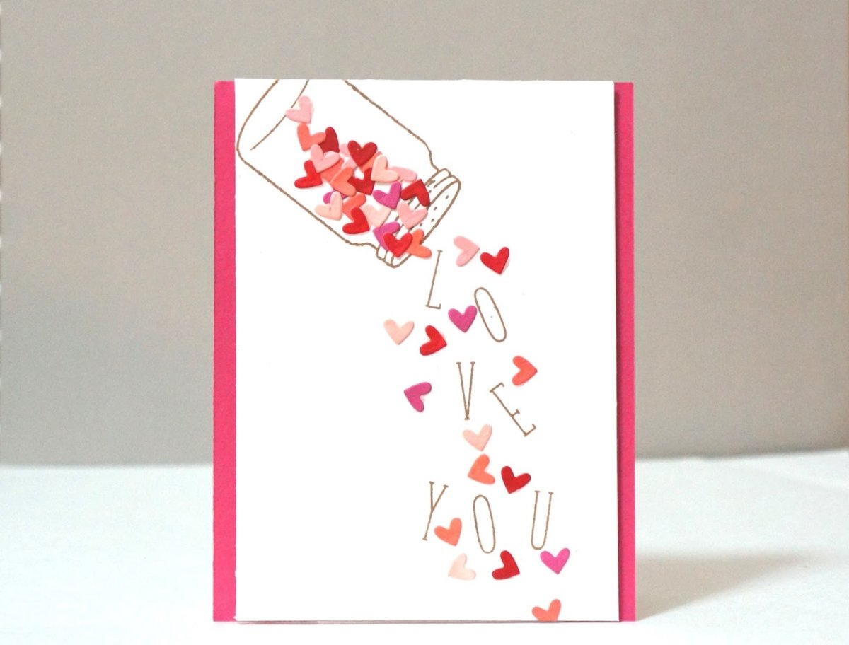 Валентинка своими руками для парня