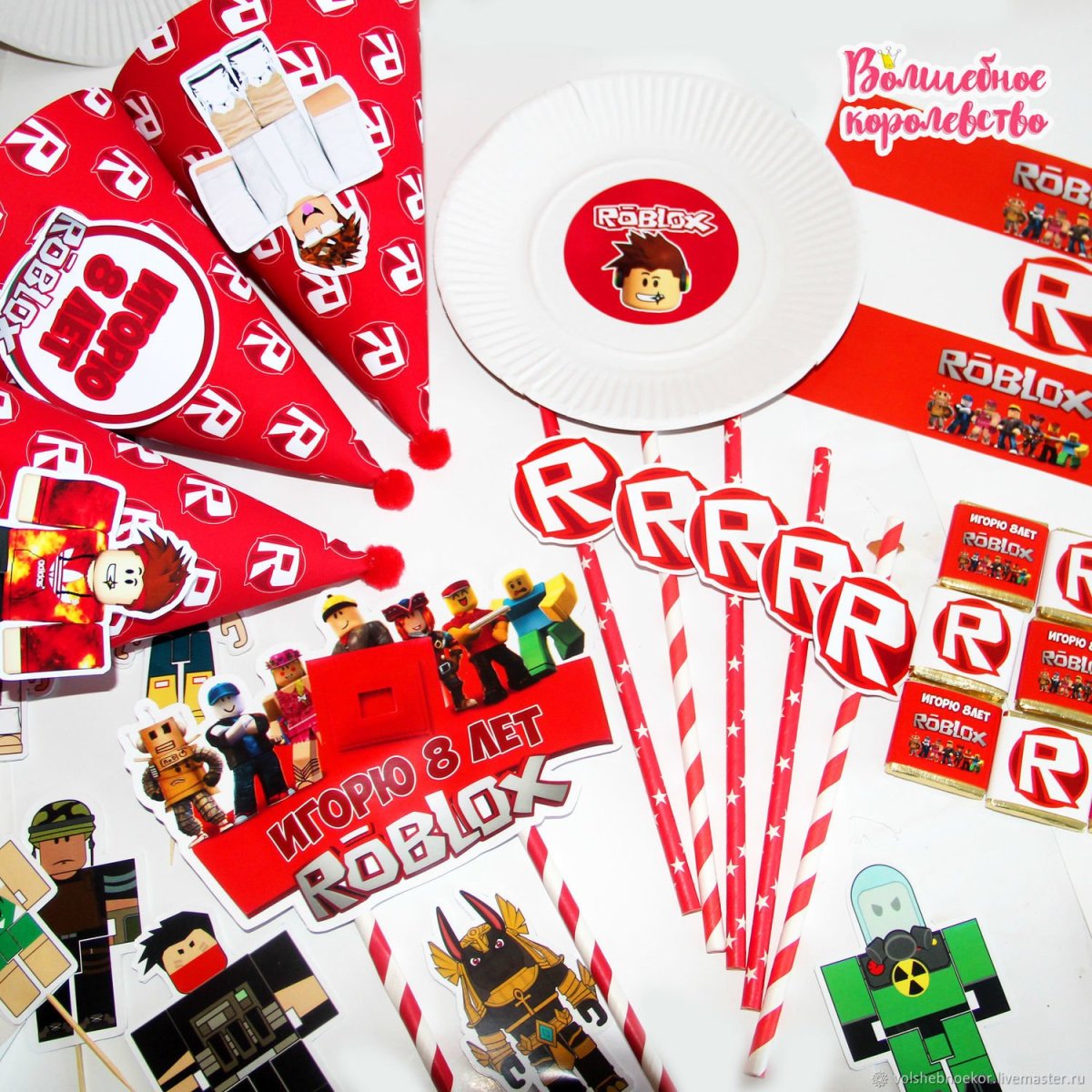 Торт РОБЛОКС для мальчиков