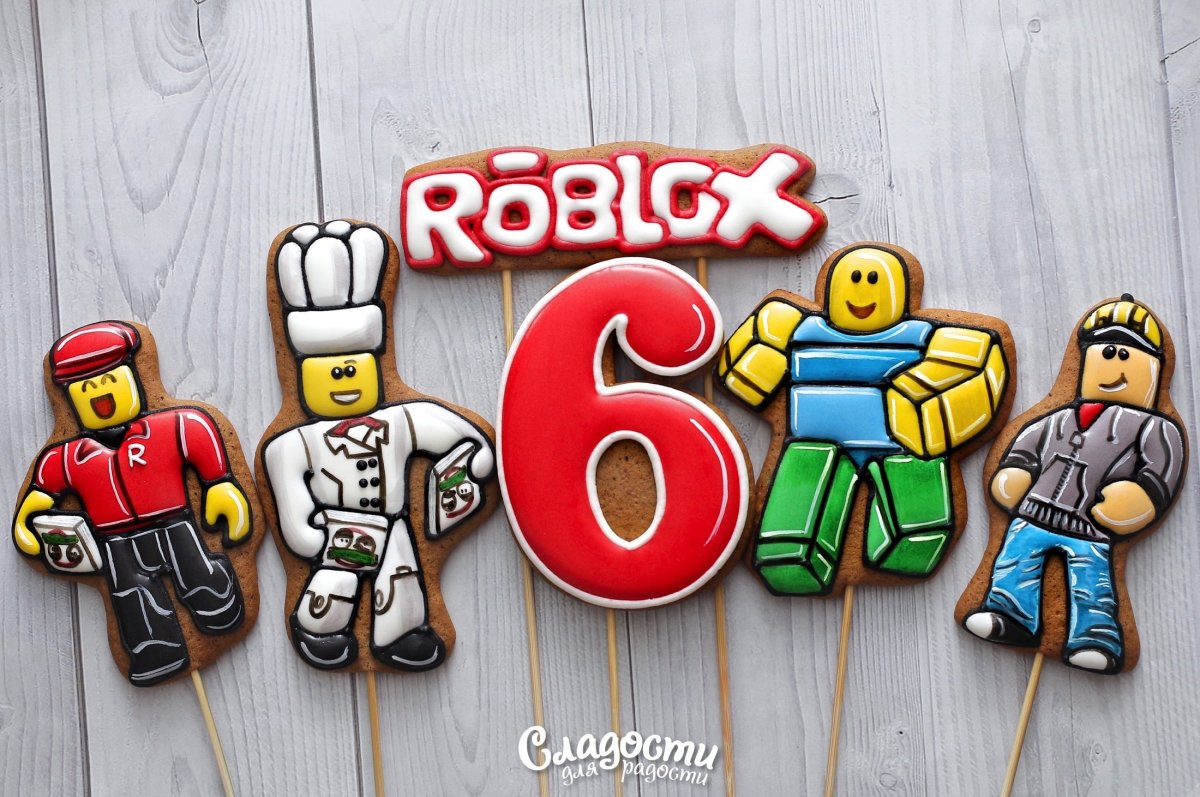 РОБЛОКС печать на торт