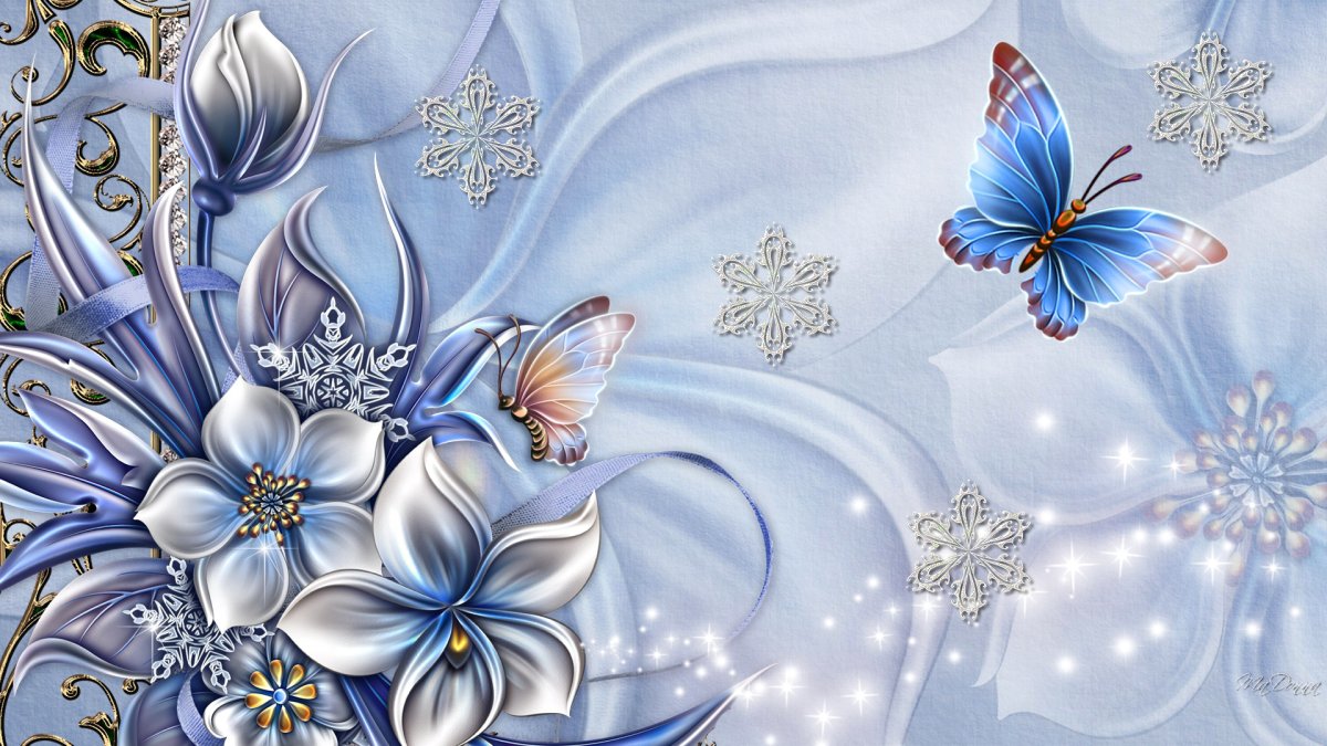 Фотообои абстракция цветы