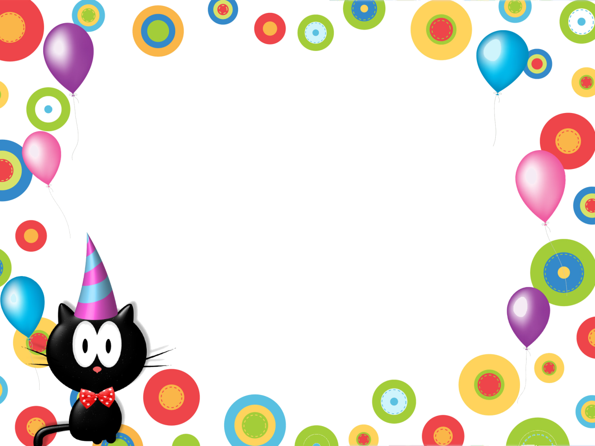 Рамки с днем рождения для детей