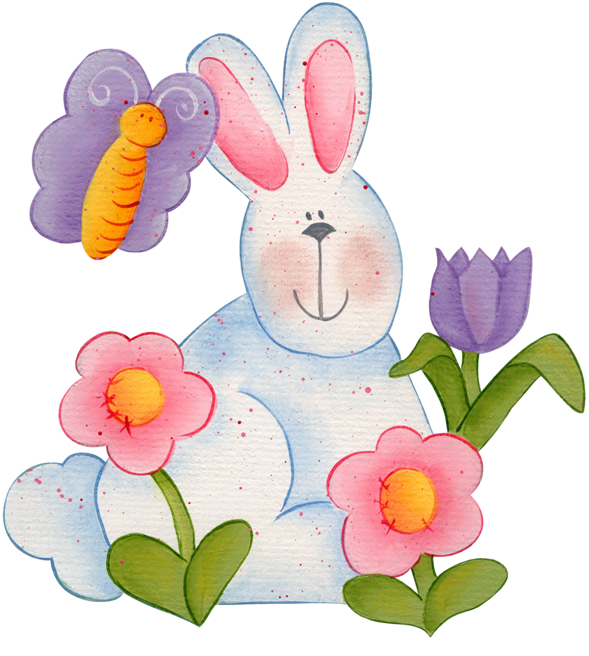 Зайчик для скрапбукинга