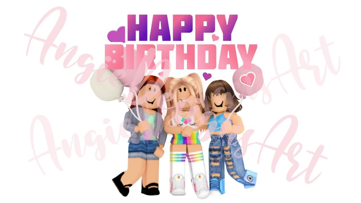 Вечеринка РОБЛОКС девочки