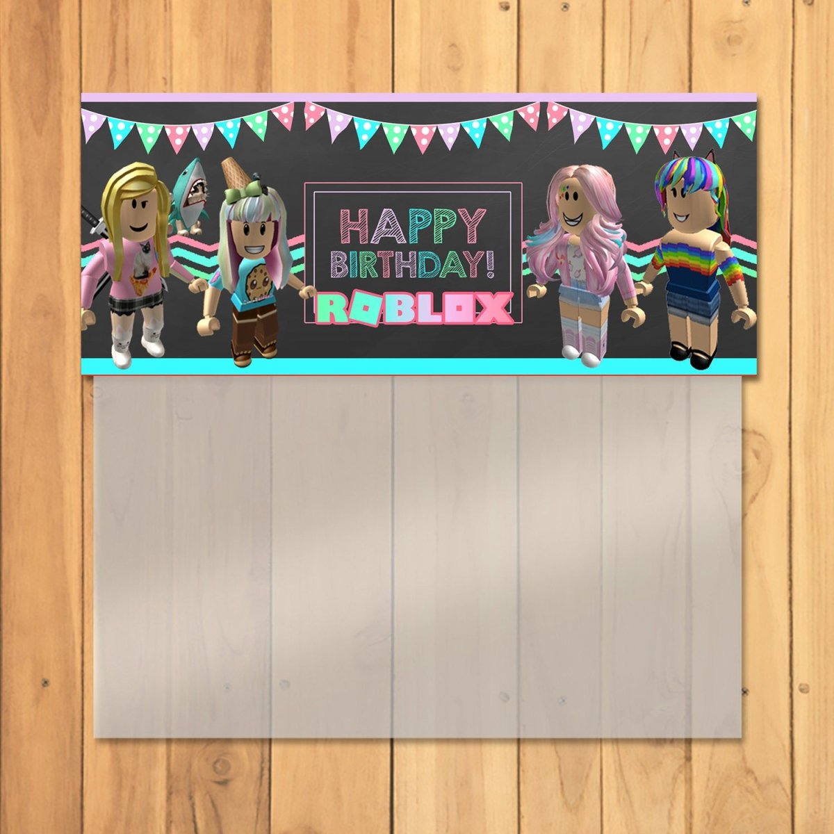 Пригласительные открытки на день рождения РОБЛОКС