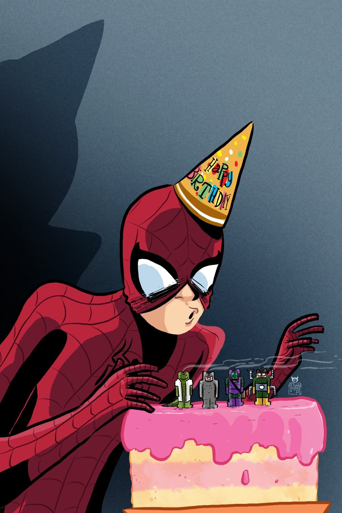 Человек паук с днем рождения