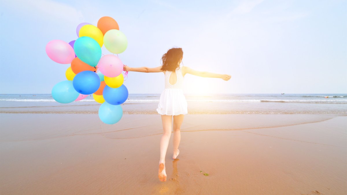 Счастливая девушка