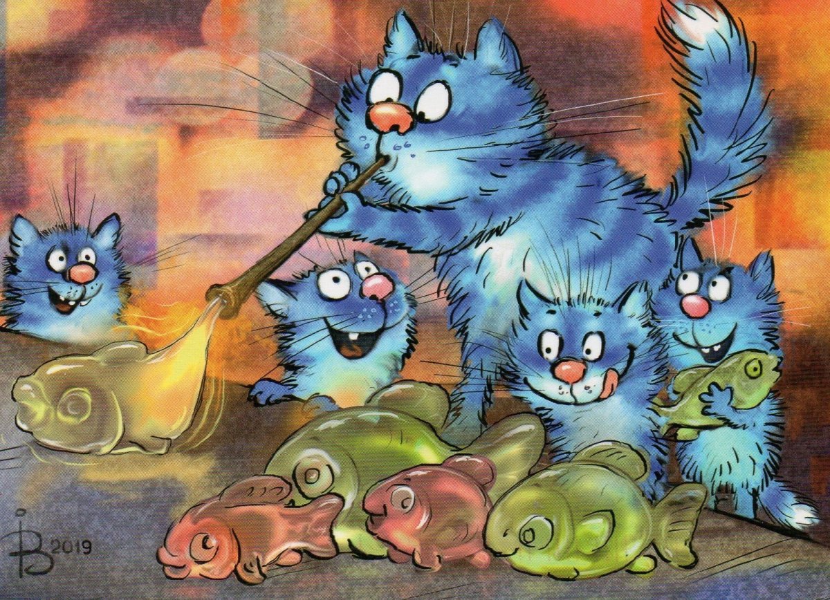 Коты Ирины Зенюк 2021