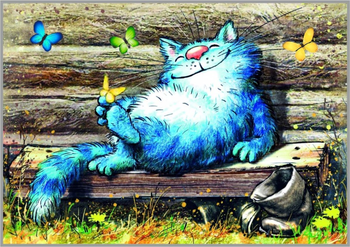 Голубые коты Ирины Зенюк