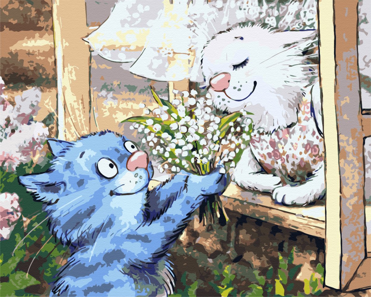 Синие питерские котики Ирины Зенюк