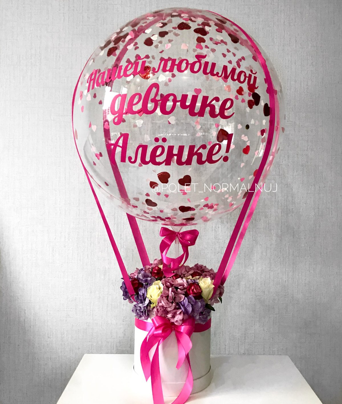 Надписи на шарах