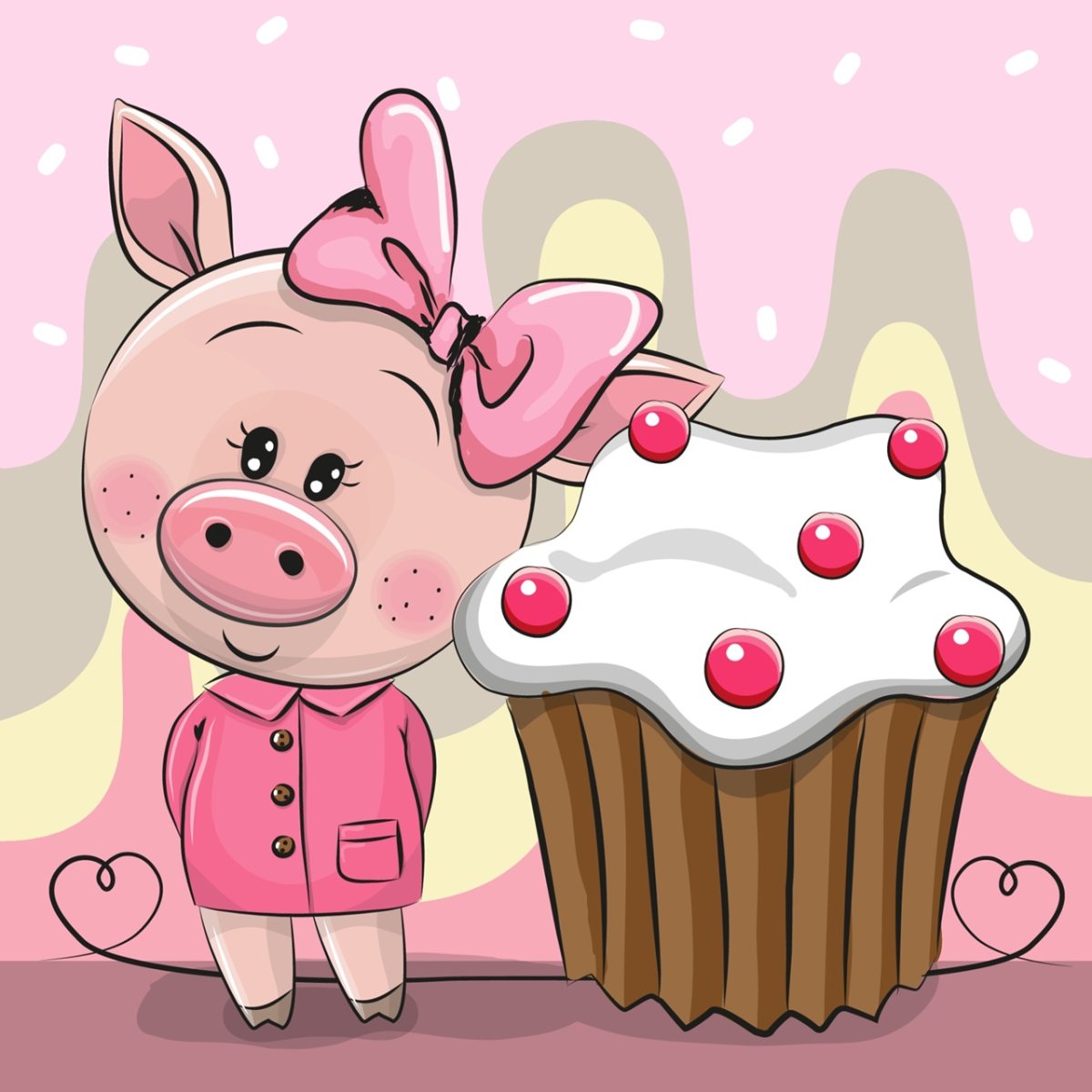 С днем рождения милый поросенок