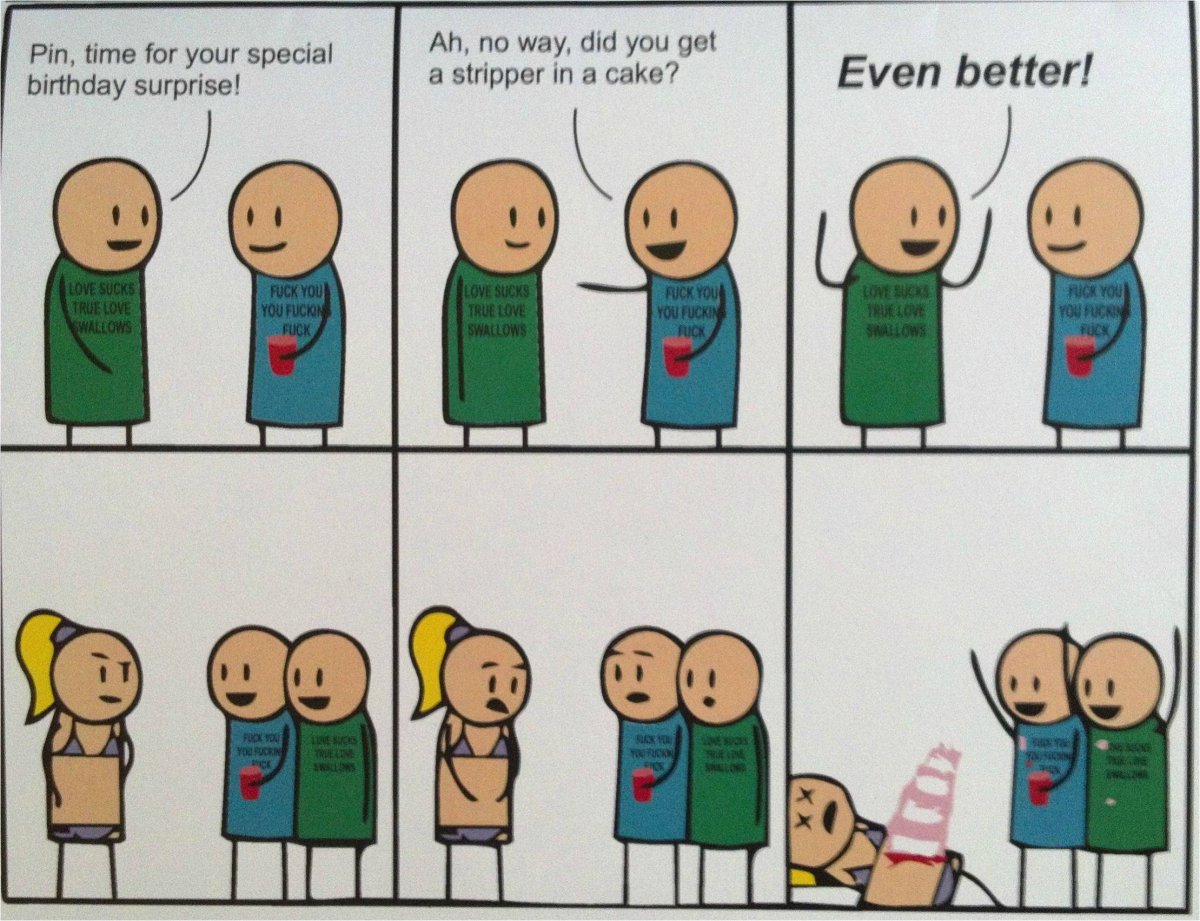 Ужасные открытки с днем рождения