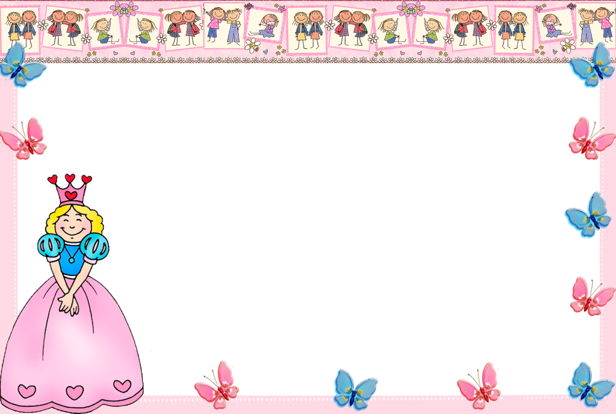 Рамка для текста для девочки