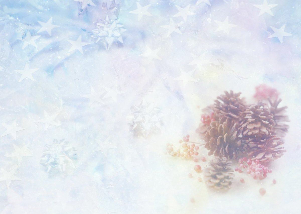 Нежный зимний фон