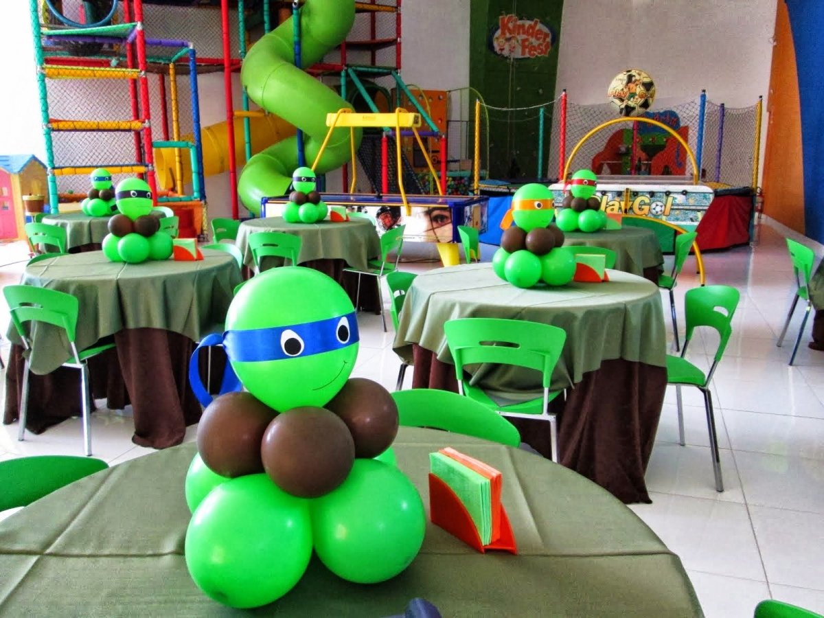 Праздник в стиле черепашек ниндзя