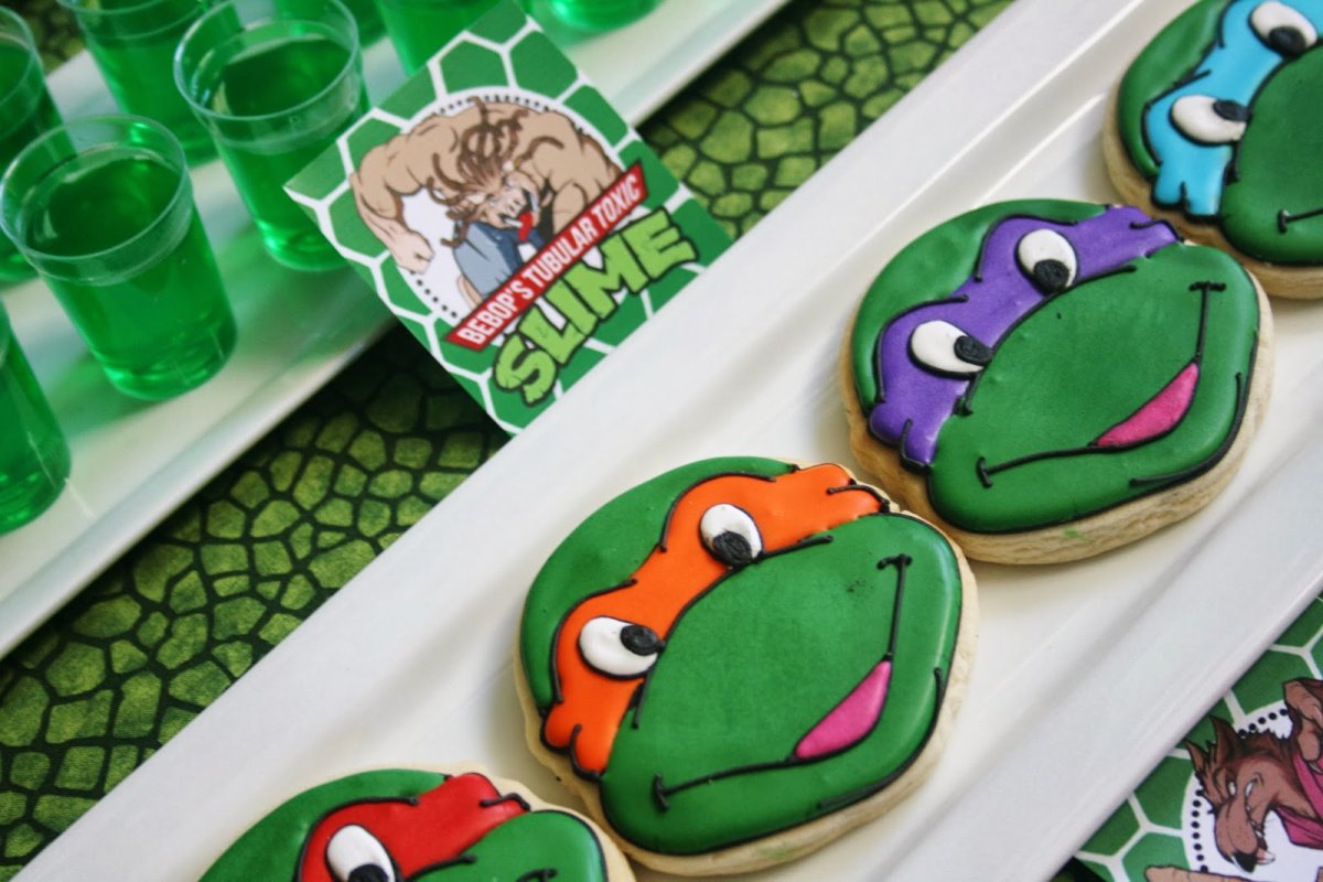 Тематическая вечеринка прикол Черепашки