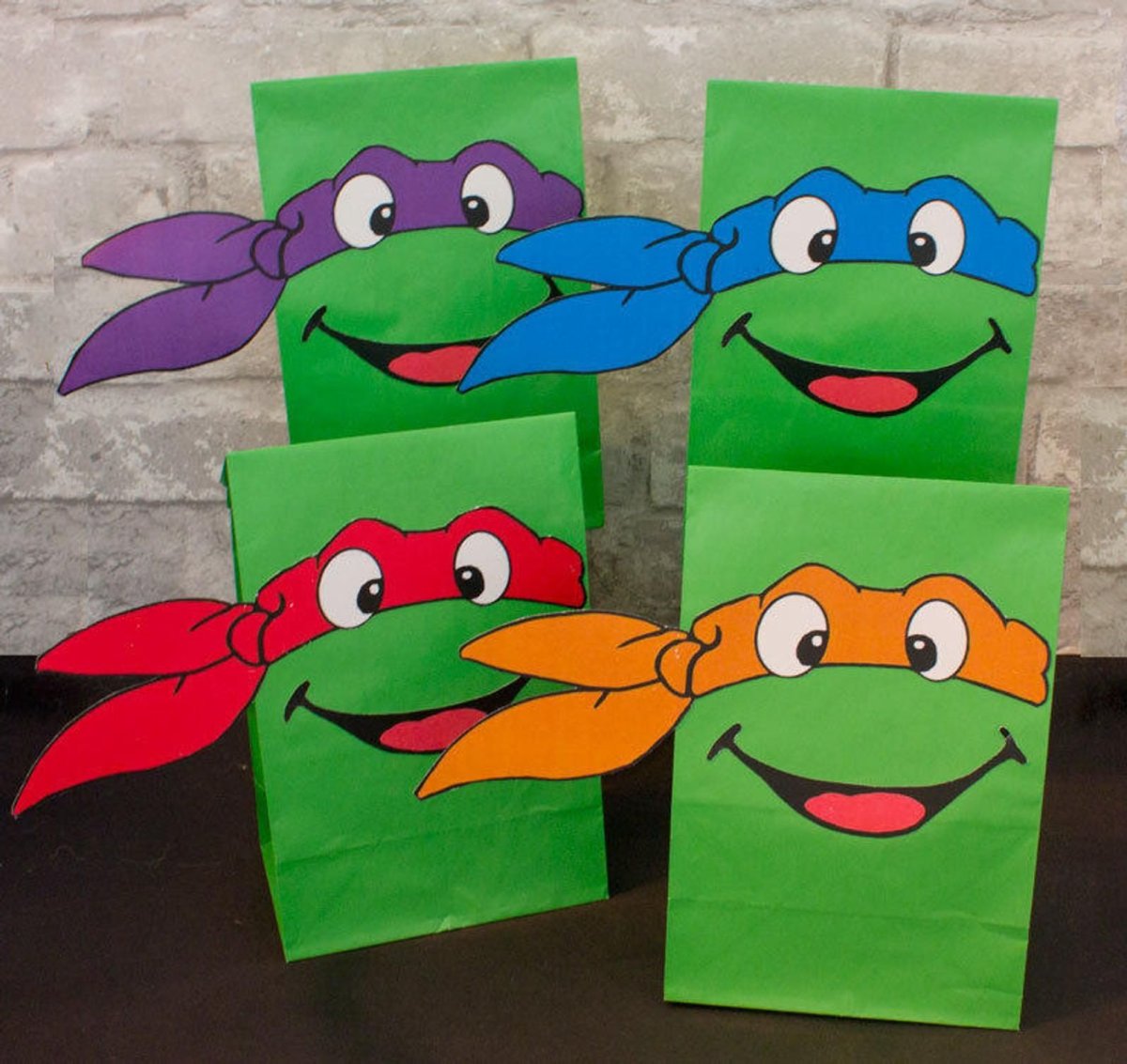 Приглашение в стиле Черепашки ниндзя