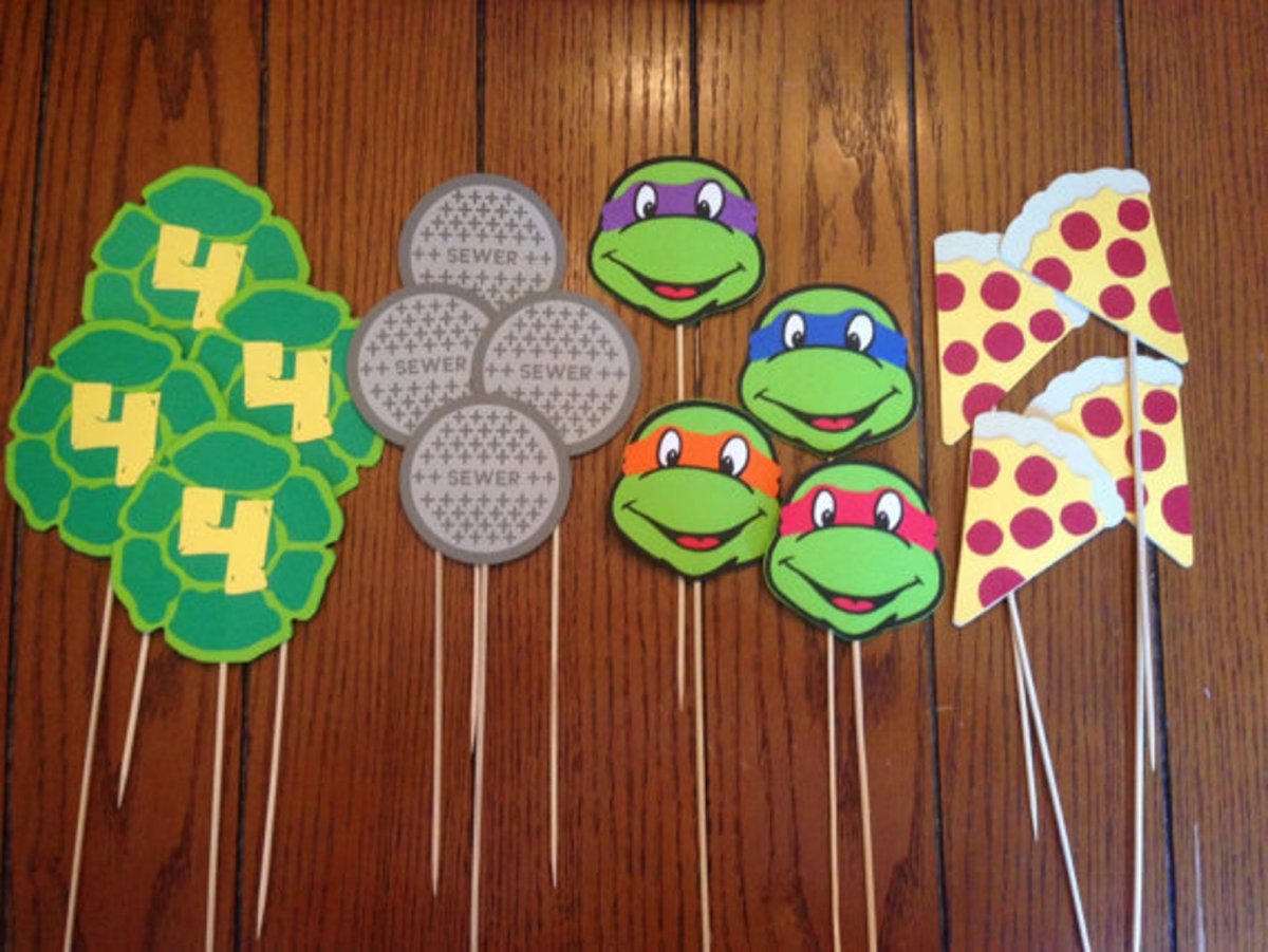 Украшение своими руками в стиле черепашек ниндзя