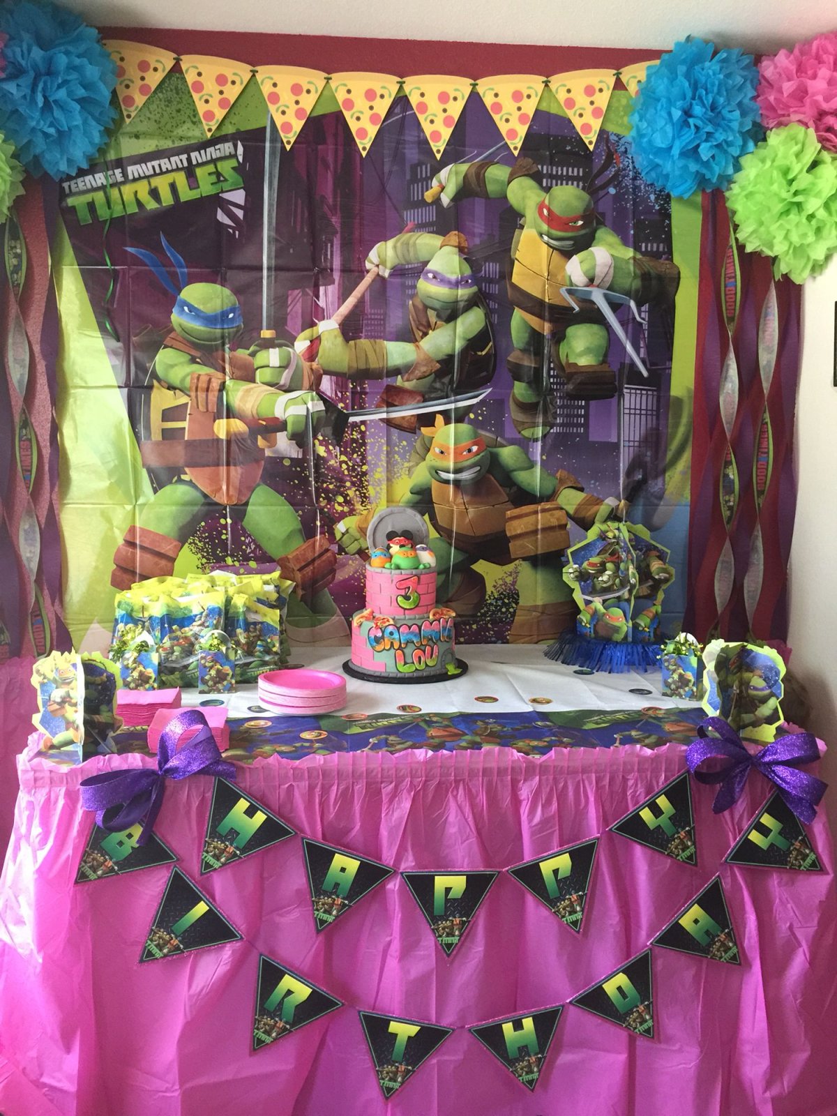 Вечеринка в стиле черепашек ниндзя