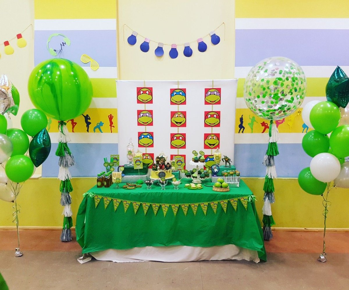 Фотозона в стиле Черепашки ниндзя