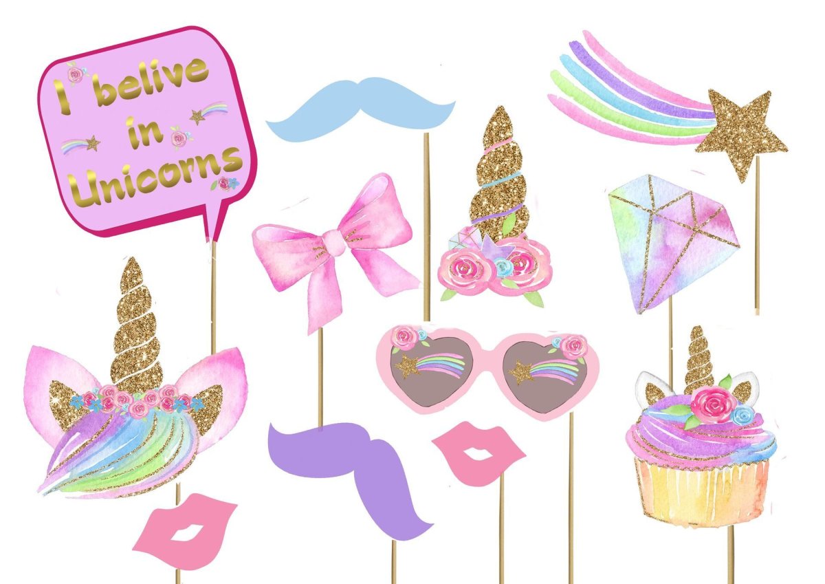 Атрибутика для фотосессии на день рождения