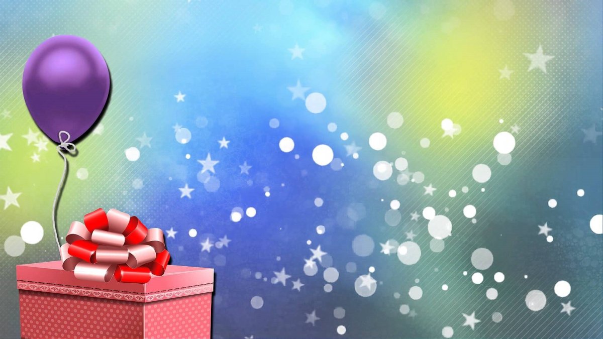 Фон для др с тортом и шарами