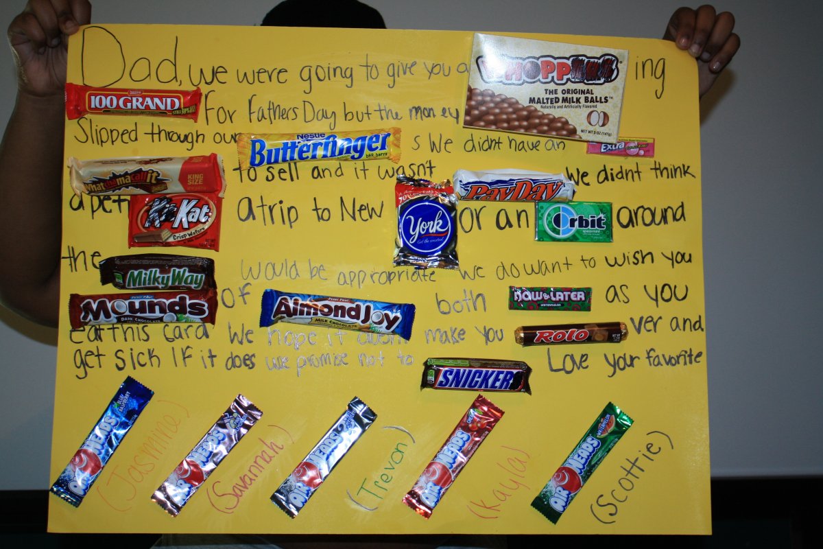 Сладкое поздравление с днем рождения