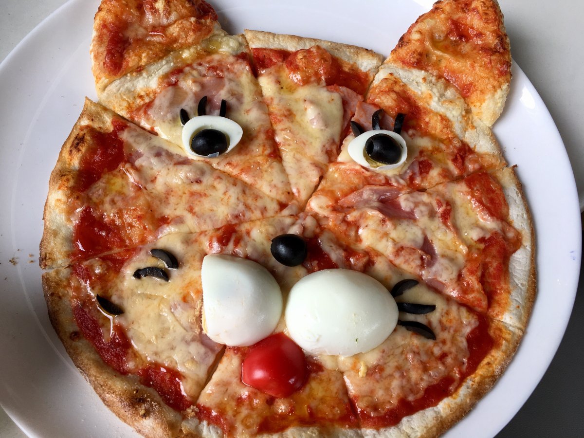 Красивая пицца для детей