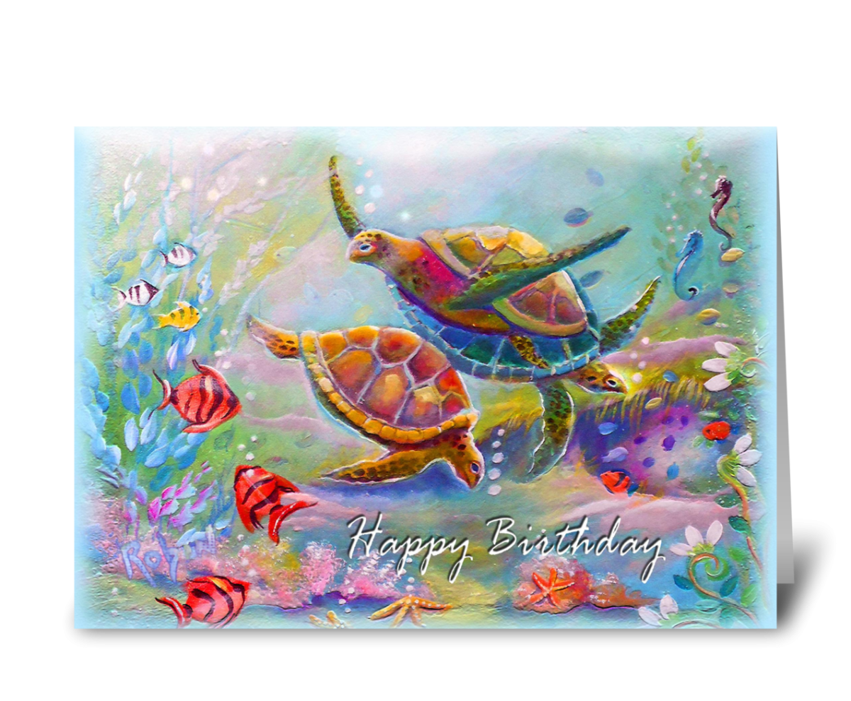 С прошедшим днём рождения черепашка