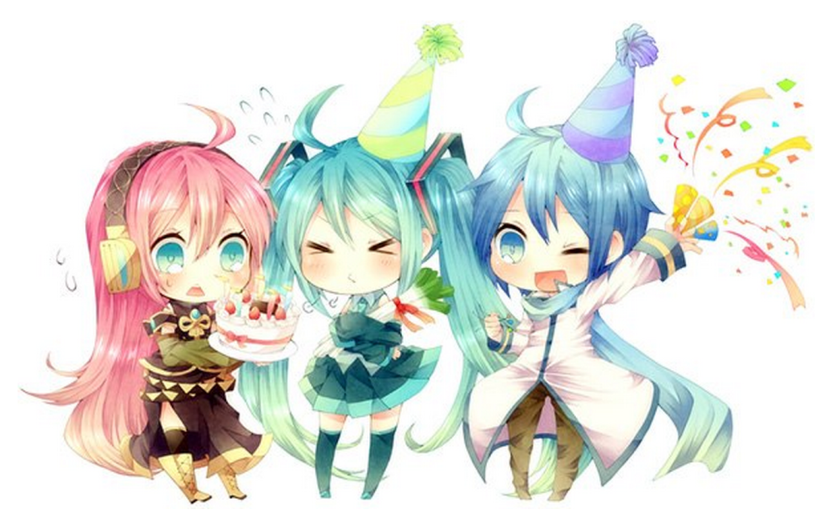 Мику Хатсуне Чиби день рождения