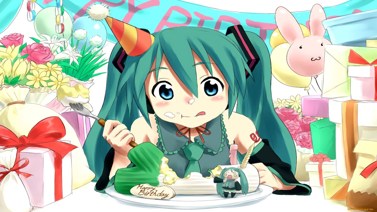 С днем рождения аниме