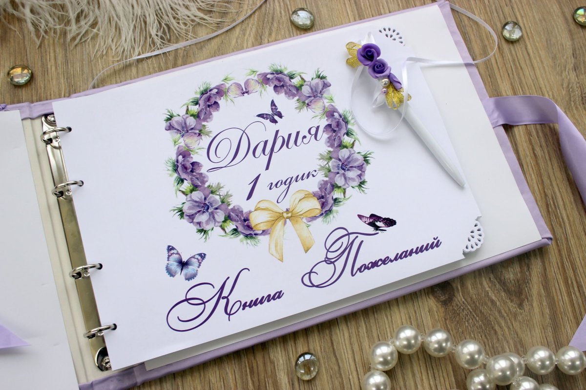 Книга пожеланий на день рождения