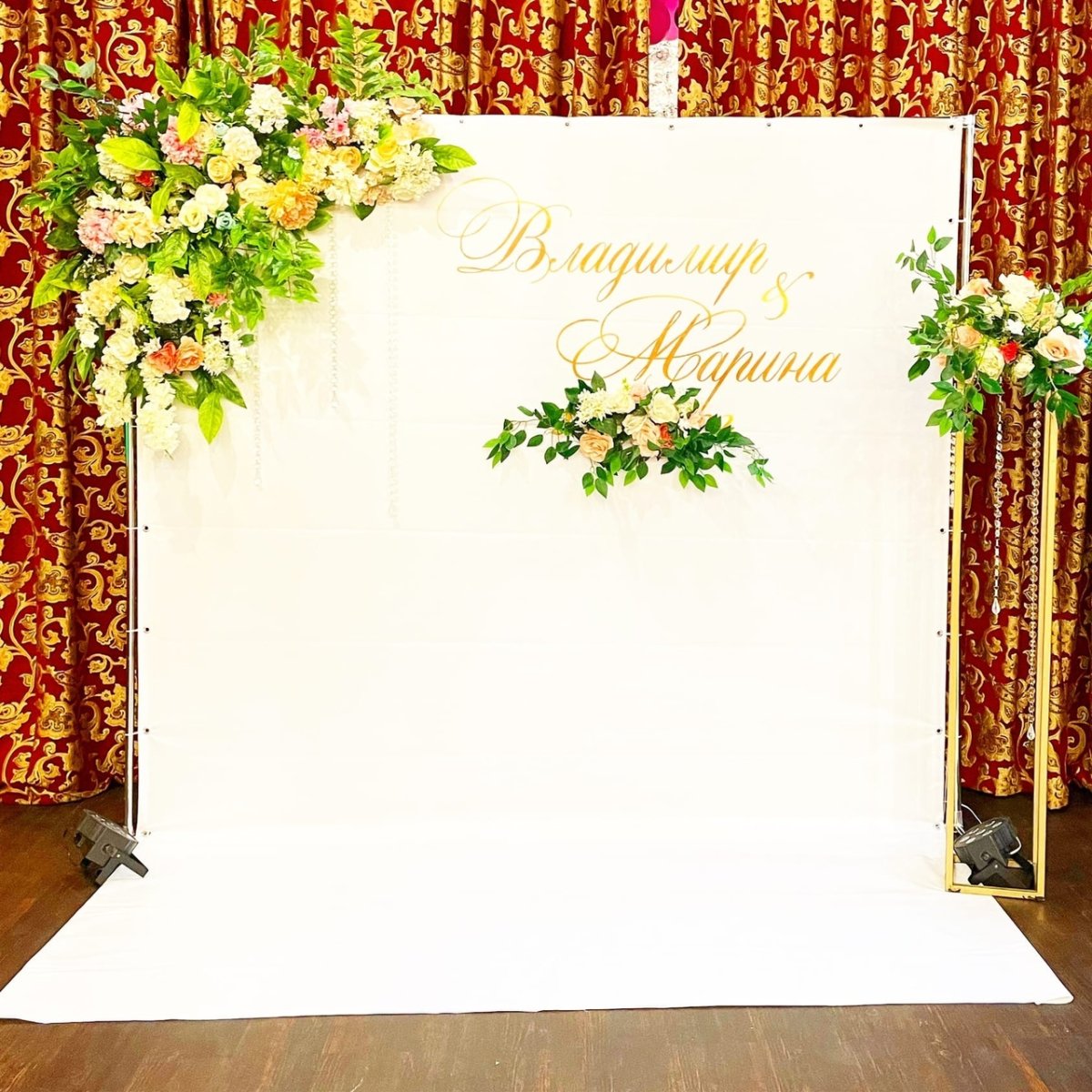 Свадебные арки для выездной регистрации круглые